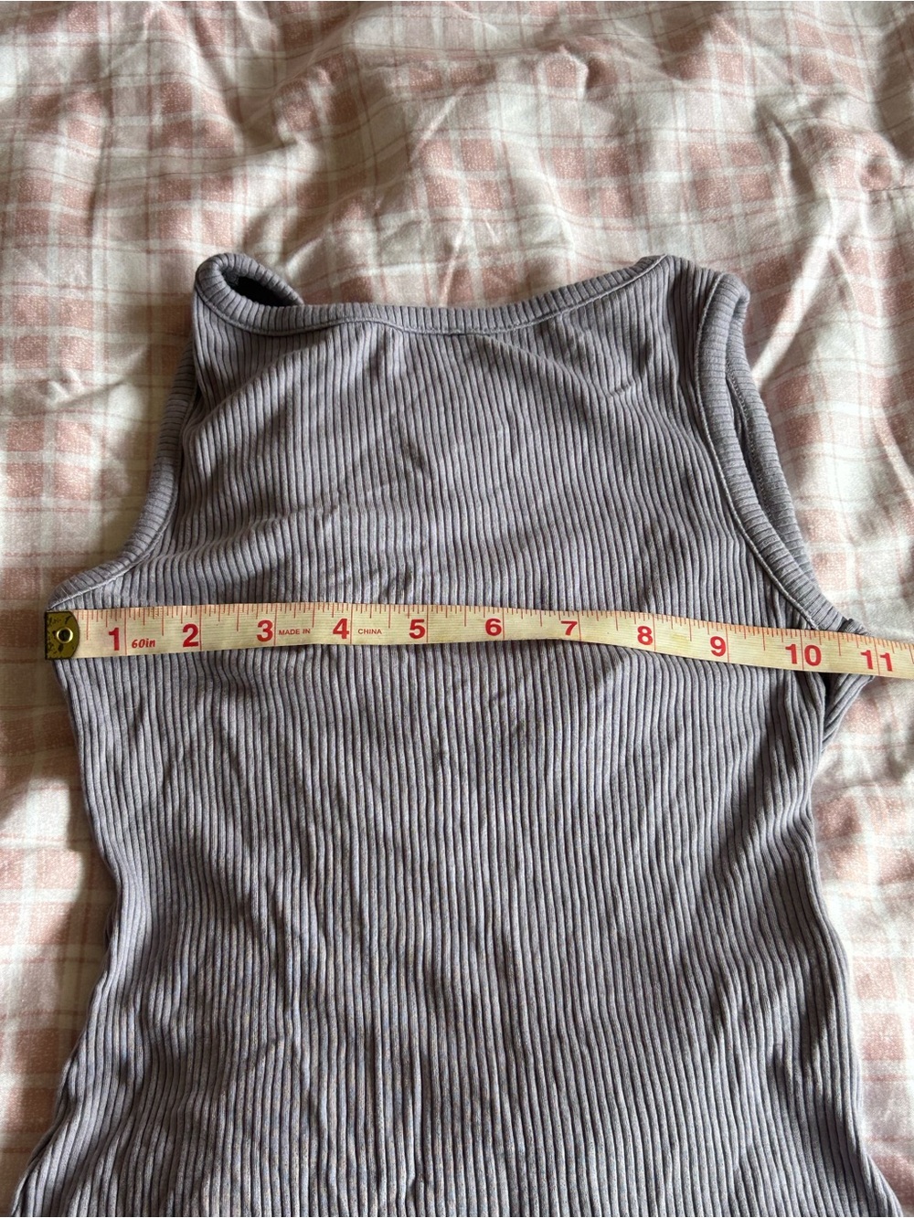 Lulu's Lavender Ribbed Body Suit - Picture 5 of 8